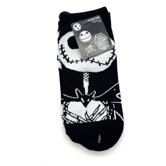 The Nightmare Before Christmas black women’s no show socks, size 4-10 - Picture 2 of 5